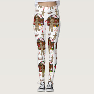 Julstrumpbyxor Ginger Bread Man Leggings