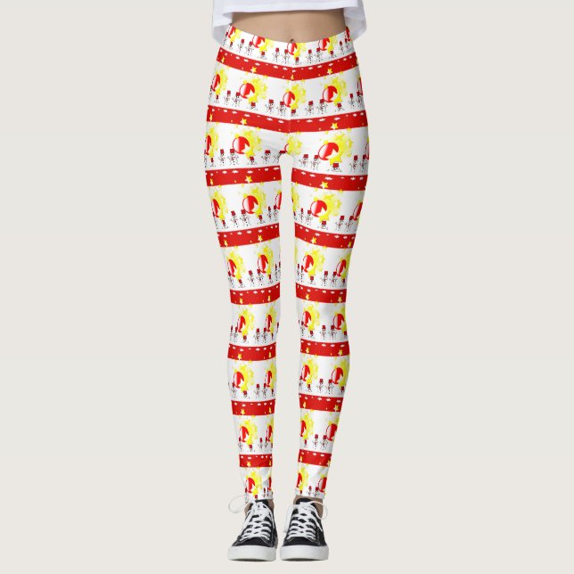 Julstrumpbyxor Leggings (Framsida)
