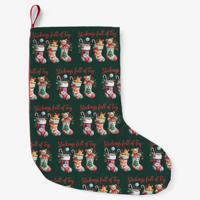 Julstrumpor fulla av glädje Holiday Preppy  (Framsidan)