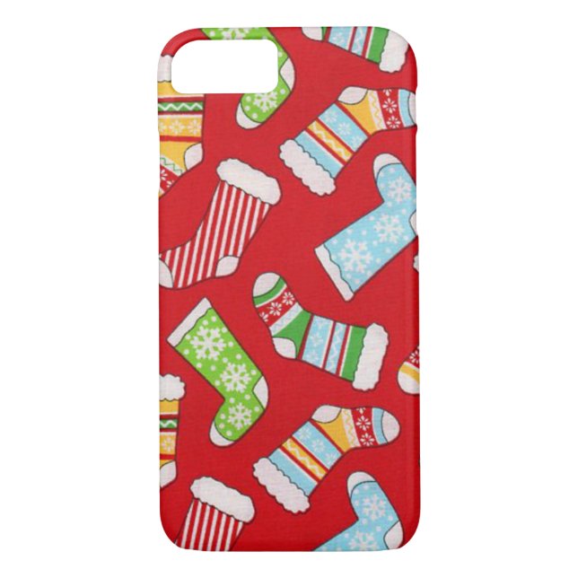 Julstrumpor iPhone-fodral Case-Mate iPhone Skal (Baksida)