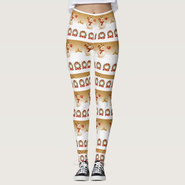 Julstrumpor Leggings (Framsida)