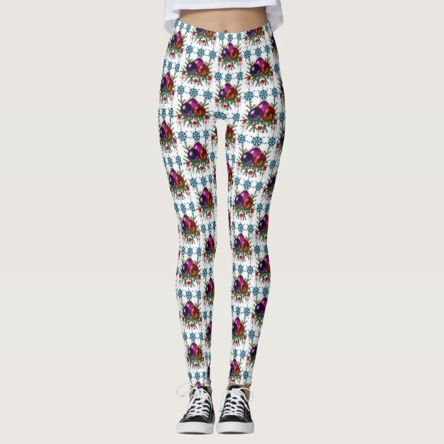 Julstrumpor Leggings (Framsida)