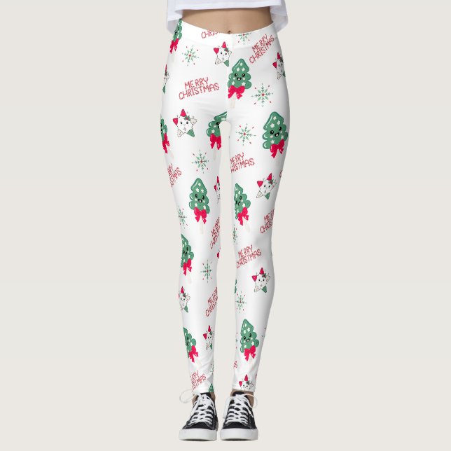 Julstrumpor Leggings (Framsida)