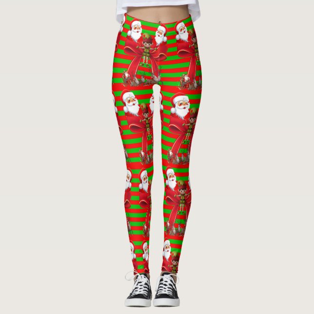 Julstrumpor Leggings (Framsida)