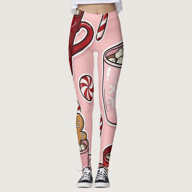 Julstrumpor Leggings (Framsida)