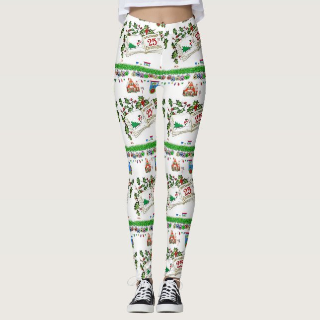 Julstrumpor Leggings (Framsida)