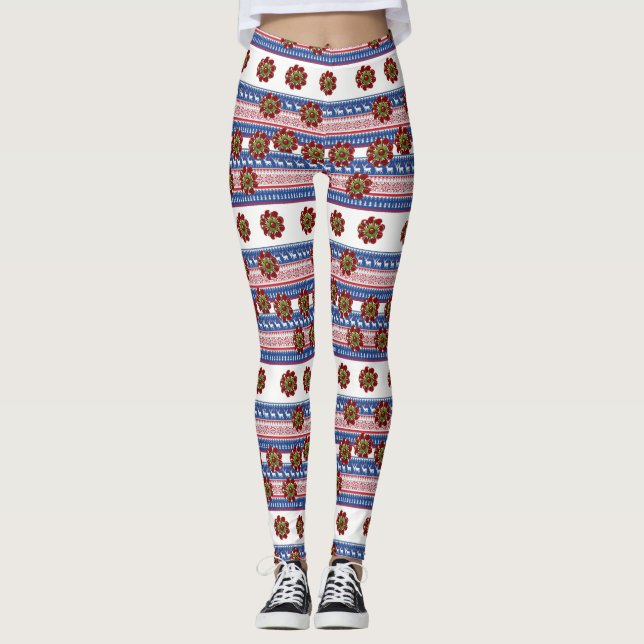 Julstrumpor Leggings (Framsida)
