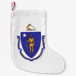 Julstrumpor med Massachusetts flagga