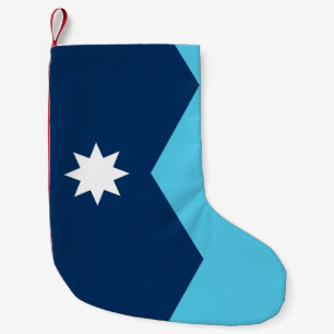 Julstrumpor med Minnesotas flagga, USA