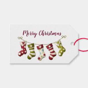 Julstrumpor Presentetikett