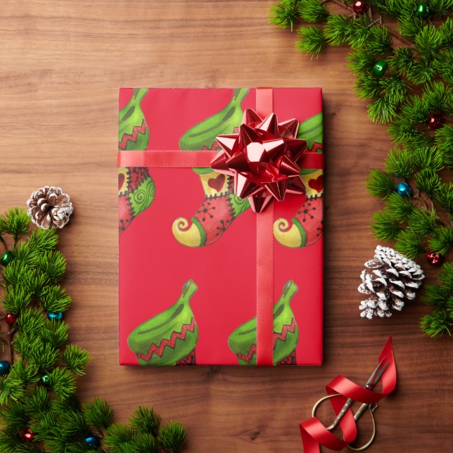 Julstrumpor Presentpapper (Julgåva)