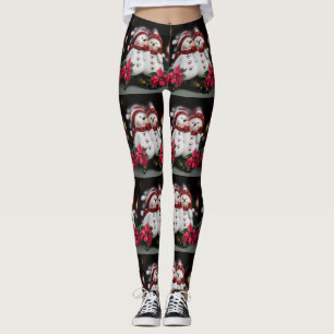Julstrumpor, Snöman Leggings