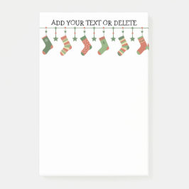 Julstrumsbetar i säsong post-it block