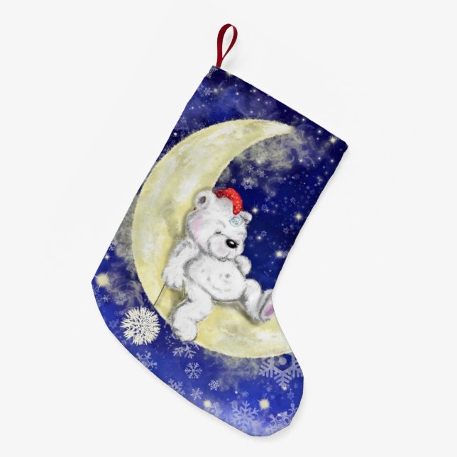 Julstucken med Dreaming Little Bear Liten Julstrumpa (Framsidan (Hängande))