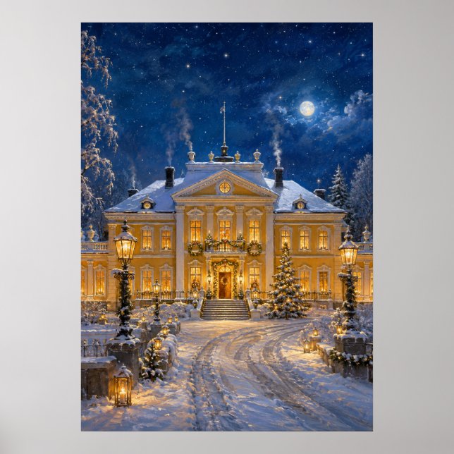 Julstuga By IV - Jul Herrgård Poster (Framsidan)