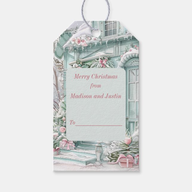 Julstugan Presentetikett (Framsidan)