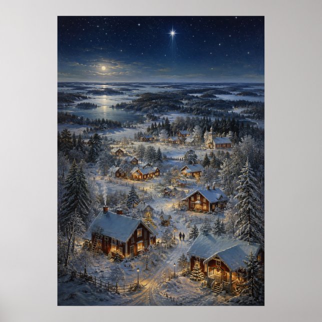 Julstuge By I - Insjö By Poster (Framsidan)