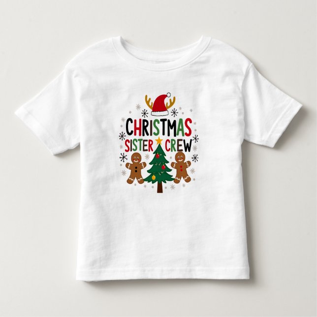 Julstugekompisarna Festiva Pepparkaksvänner  T Shirt (Framsida)