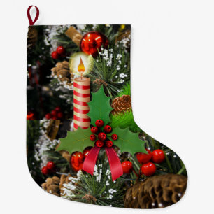 Julstugning, julljus stor julstrumpa