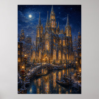Julstund Kanal II - Lysande katedral Poster