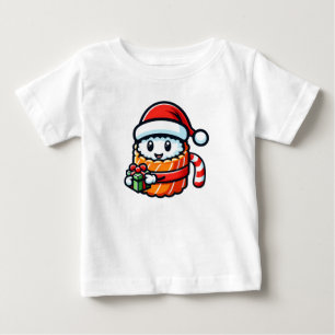 Julsushi - Utformning av Tecknaden för mat i Helgd T Shirt