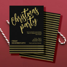 Julsvart party och guld