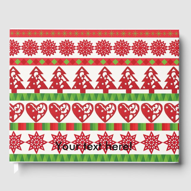 Julsymboler Gästböcker (Framsida)