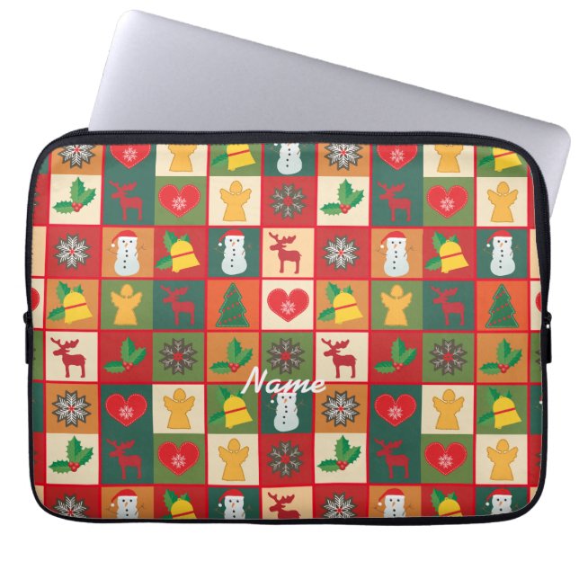 Julsymboler Medley Art Thunder_Cove Laptop Fodral (Framsidan)