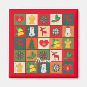 Julsymboler Medley Art Thunder_Cove Magnet