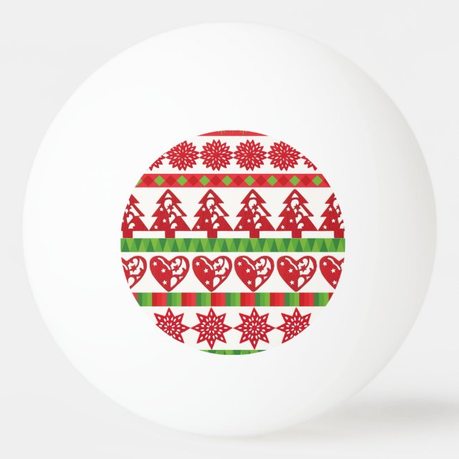 Julsymboler Pingisboll (Framsidan)
