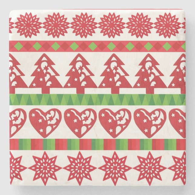 Julsymboler Stenunderlägg (Framsidan)