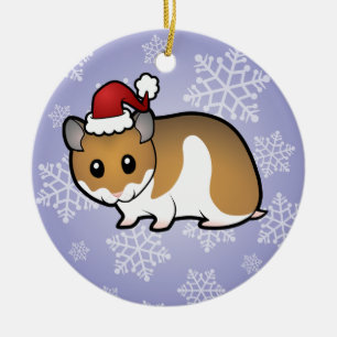 JulsyrianHamster Julgransprydnad Keramik