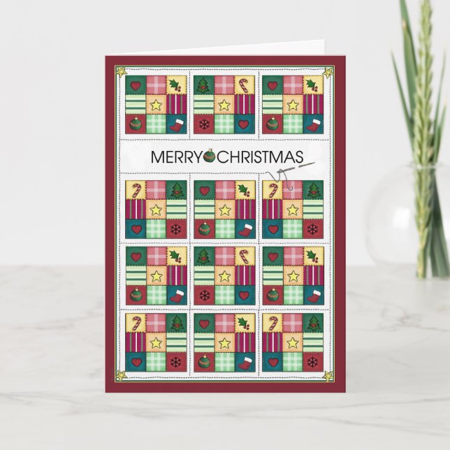 Jultäckejulkort Helgkort (Framsida)