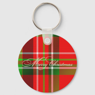 JulTartan Keychain Nyckelring