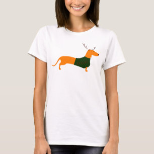 Jultaxkvinna grundläggande utslagsplats t shirt