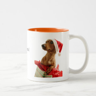 Jultaxmugg Två-Tonad Mugg