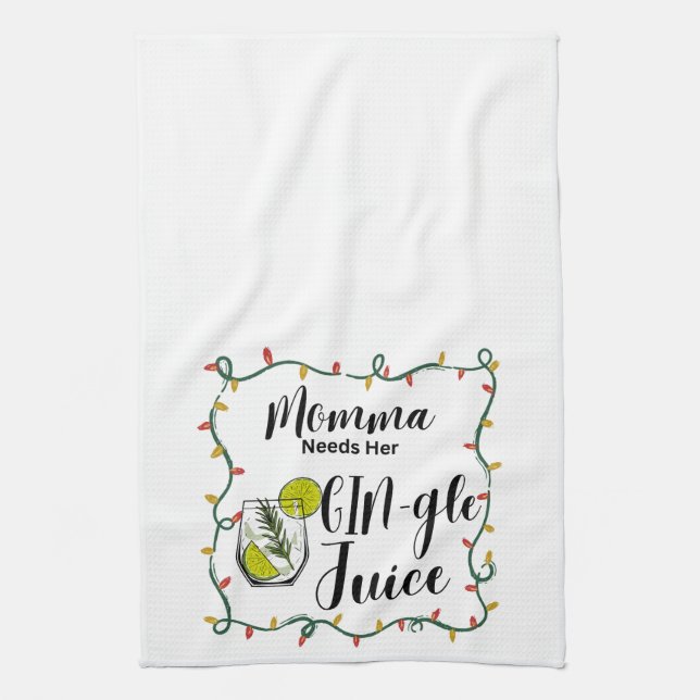 Jultea Towel - GINgle Juice Kökshandduk (Vertikal)