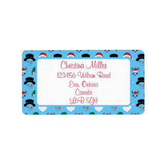 Jultecken Adressetikett