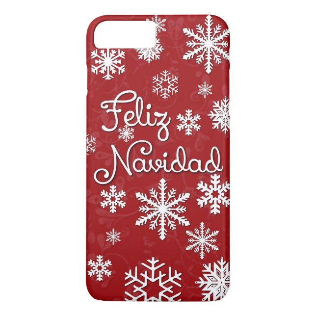Jultelefonfodral med Feliz Navidad Case-Mate iPhone Skal (Baksida)