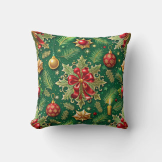 Jultema Festive Colorful Mönster Kudde