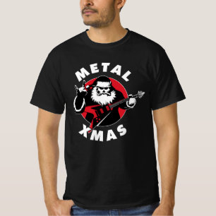 Jultema Heavy Metall Jultomten Guitarist T Shirt