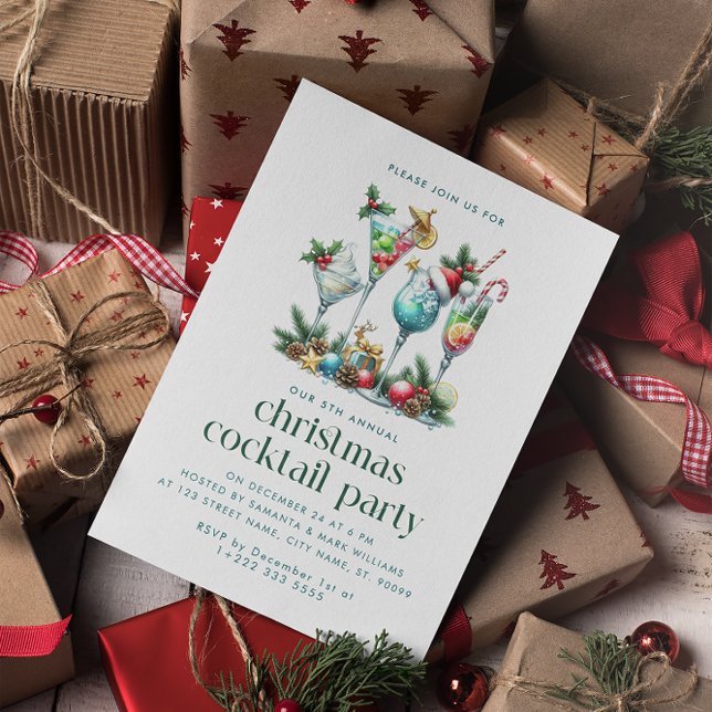 Jultema Julsksej Party Tack Kort (Skapare uppladdad)