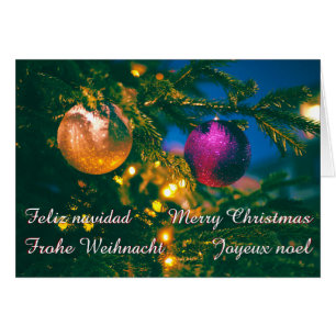 Jultema med 2 jul boll.. OBS kort