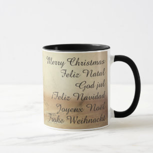 Jultema med frukt mugg