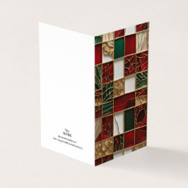 Jultema Vitrak Mosaic brutet glas Kort