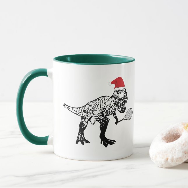 Jultennis Dinosaur Mugg (Med munk)