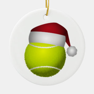 JulTennisboll Julgransprydnad Keramik