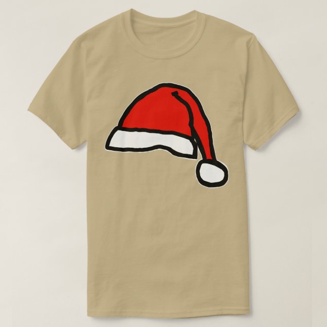 Julthat för jultomten t shirt (Design framsida)
