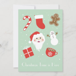 Jultid är här julkort