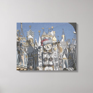 Jultid i parken canvastryck